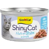 GimCat ShinyCat Filets in Broth - Tun + Ansjos