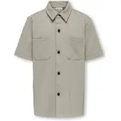 Only & Sons Junior Skjorte 'OSJNEW KODYL' taupe