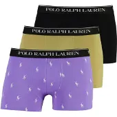 Ralph Lauren Boksershorts 'CLASSIC' sennep / lavendel / sort / hvid