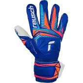 Reusch Målmandshandske Attrakt Grip - Blå/Hvid/Orange Børn, størrelse 6