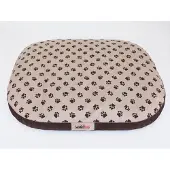 HOBBYDOG Mattress Oval - Beige with feet XXL