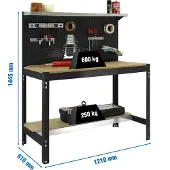 Simonwork (bancos De Trabajo) Bt3 Arbejdsbord 1445x1210x610 Mm