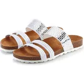 LASCANA Pantoletter hvid