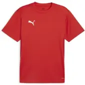 Puma Trænings T-Shirt teamGOAL - Rød/Hvid, størrelse 3XL