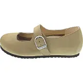 Birkenstock Ballerinasko med rem 'Santa Clarita' beige
