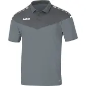 Jako Funktionsskjorte 'Champ 2.0' grå / røggrå / hvid