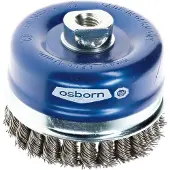 Osborn 0002608184 M140.80 Mm Stål Kopbørste Med Snoet Tråd
