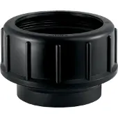 Geberit 75 mm Forskruning komplet sort PEH