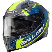 Caberg Avalon X Optic Integralhjelm Grå/Blå/Gul L