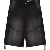 Bershka Cargojeans black denim