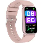 INF TK 72 Aktivitetsarmbånd med puls, søvnmonitor, IP68 Pink