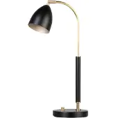 BELID Deluxe bordlampe sort, messing