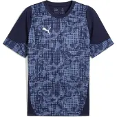 Puma Trænings T-Shirt teamCUP - Navy/Silver, størrelse XX-Large