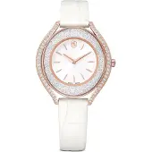 Swarovski Analogt ur guld / transparent / offwhite