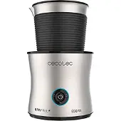 Cecotec 01518, Automatisk mælkeskummer/varmer, Sølv, Rustfrit stål, 200 ml, 400 ml, 0,4 L