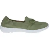 Caprice Slipper, green, made of Leather, Size 40
