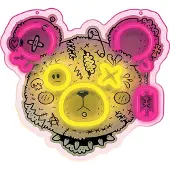 Forever Punk Teddybjørn Fla01 Dekorativt Led-lys
