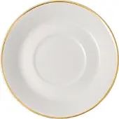 Villeroy & Boch Château Septfontaines espressofad Ø12,5 cm Hvid/Guld