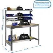 Simonwork (bancos De Trabajo) Bt1 Metalhylde 1445x1510x760 Mm