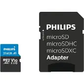 Philips Sdxc 256gb Class 10 Uhs-i U3 V30 A1 Hukommelseskort