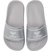 Hummel Badesandaler - Pool Slide Glitter Jr - Lunar Rock - - 27 - Badesandal