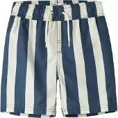 Name It Kids Badeshorts 'NKMZABA' marin / hvid