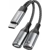 Dudao L13C+ 2-i-1 USB-C til USB-C adapter