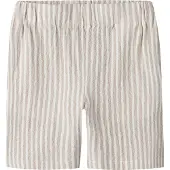 Name It Kids Shorts - NkmFedenis - Chateau Gray/Cloud Dancer - - 10 år (140) - Shorts