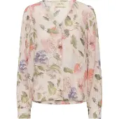 Cream Bluse beige / lysegrøn / lyselilla / lyserød