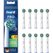 Oral-B Cross Action Tandbørstehoveder - Hvid - 10-pak