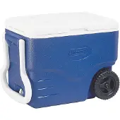 Coleman 2000036087, Blå, Hvid, High-Density Polyethylene (HDPE), Polyurethan (PU), 2 hjul, Sort, 37,5 L