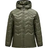 Peak Performance - Dunjakker ski - M Elevate Liner Hood Pine Needle til UnisexUld - Størrelse L - Kaki