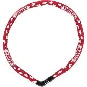 ABUS Kædelås - 4804C Symbols - 75 cm - Rød - - OneSize - Sikkerhedsudstyr