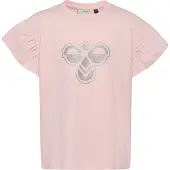 Hummel T-shirt - hmlJR Ruffle - Pale Lilac - - 13-14 år (158-164) - T-Shirt