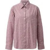 QS Bluse creme / gammelrosa / sort