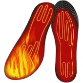 INF Opvarmede indlægssåler med temperaturkontrol Black 40-46