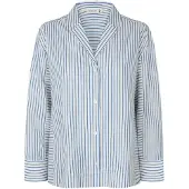 Masai Bluse 'Isolisse' blå / hvid