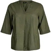 Zizzi Bluse 'Cananna' oliven