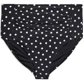 Swim By Zizzi Bikinitrusse 'Stella' sort / hvid