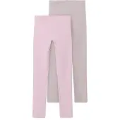 Name it Leggings - Noos - NkfVivian - 2-pak - Cradle Pink/Packed - - 9-10 år (134-140) - Leggings