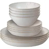 Denby Kiln Coral servicesæt Koral-beige, 12 dele