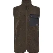 Didriksons Rasmus, fleecevest, herre, dark mocha