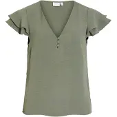 Vila Bluse 'VISpencer' jade