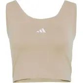 Adidas Sportsoverdel 'Essentials' cappuccino / hvid