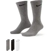 Nike Sokker 'Everyday' grå-meleret / sort / hvid