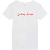 Calvin Klein Jeans Bluser & t-shirts knaldrød / hvid