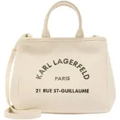 Karl Lagerfeld Håndtaske antracit / sort / uldhvid
