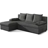 Eltap Hjørnesofa Gino Sawana 05, mørkegrå, 146 x 206 cm