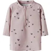 Name it Badebluse - NmfZippa - Burnished Lilac - - 6 år (116) - Badetøj