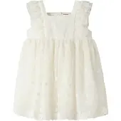 Lil´ Atelier Kjole - NmfFeya - Coconut Milk - - 7 år (122) - Kjole
